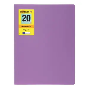 Project folder Pagna 21012-12, Polypropylene (PP) A4, Lilac