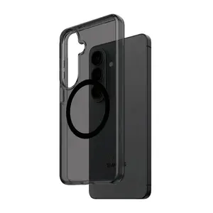Protective phone cover PanzerGlass CARE™ Smokey Case with Black Qi for Samsung Galaxy S26