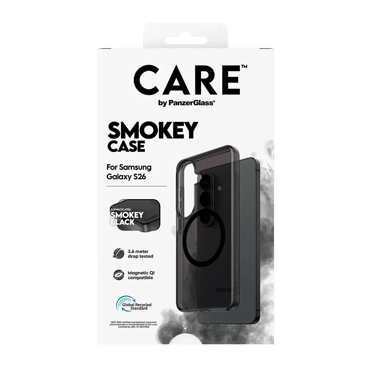 PanzerGlass CARE™ Smokey Case Black Qi for Samsung Galaxy S26 Photo 3