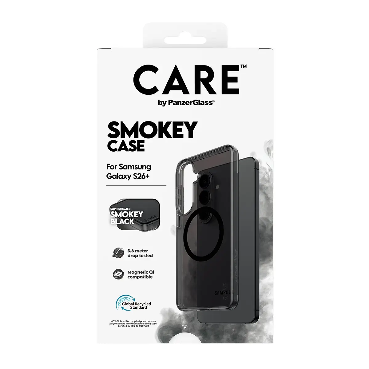 PanzerGlass CARE Smokey Case Black Qi for Samsung Galaxy S26+ Photo 3