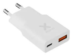 Charger Xtorm XG2SL033 AC fast charger 33W 1x USB-C 1x USB-A for Smartphone Smartwatch Tablet White