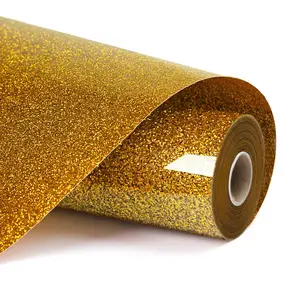 Heat transfer vinyl roll LOKLiK SG-HTV-1568-US-L-B2B — Smooth gold, 305 × 900 mm