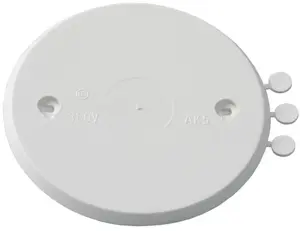 Cover plate for flush-mounted and in-wall junction boxes Euro, ABB 2TKA001651G1