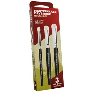 Brush set Army Painter The Army Painter TL5065P — Dry brushes with goat-hair bristles