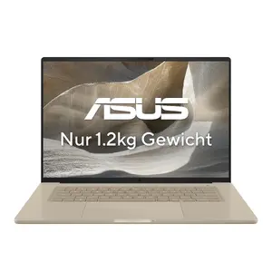 Laptop ASUS Zenbook A16 UX3607OA-SQ013W Snapdragon X2E-94-100, 16" 3K, 48 GB LPDDR5x, 1 TB SSD, Wi‑Fi 7, Windows 11 Home, Beige