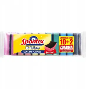 Sponge Ultra Clean ZMYWAK UNIWERSALNY COLORS 10+2 pcs by Ultra Clean