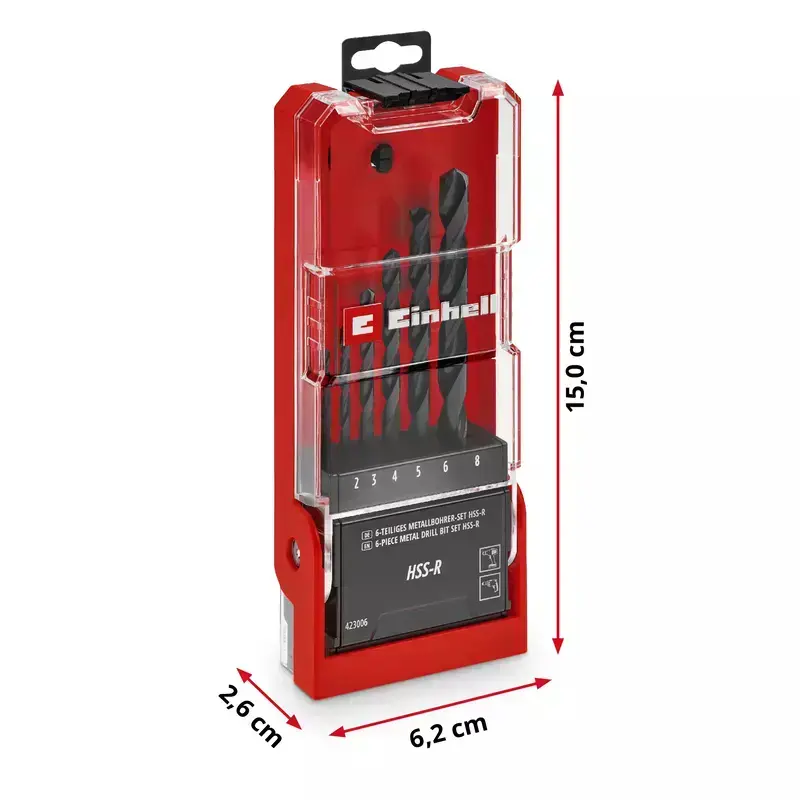 EINHELL 49423006 drill bit set — 6 pcs Photo 8