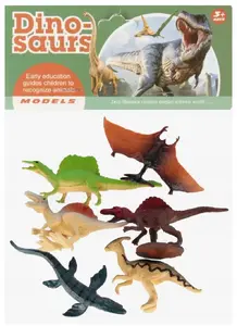 Figure Mega Creative Dinosaur set of 6, model A15, assorted colors
