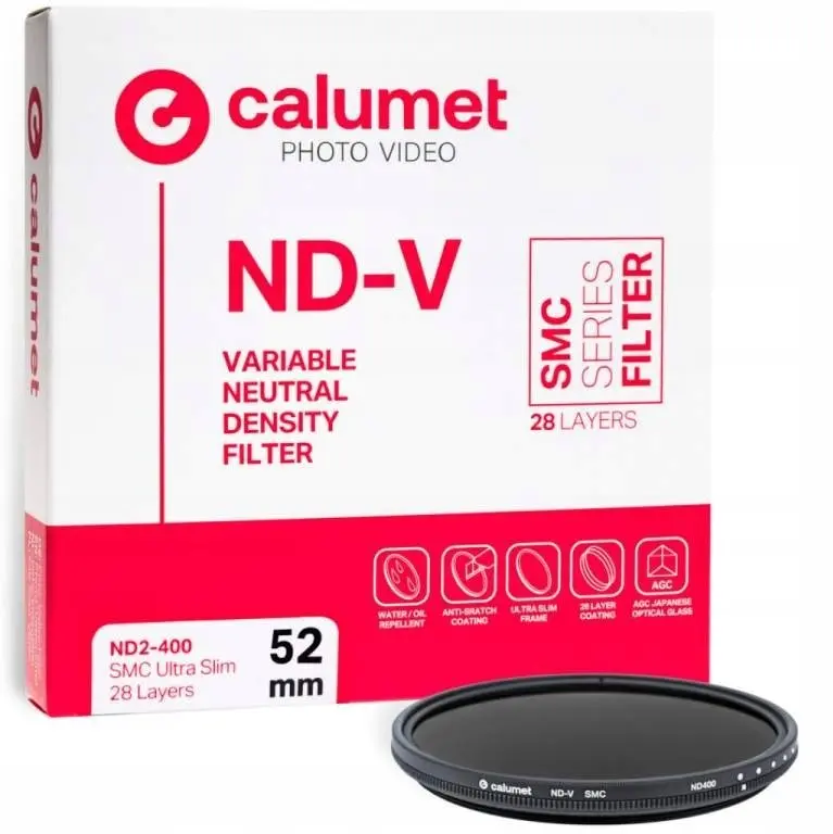 Calumet maināmais ND filtrs ND2–400 SMC