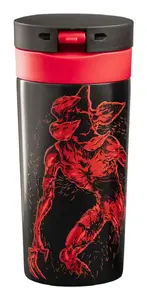 Travel Mug BIALETTI STRTH04A 380 ml, stainless steel interior, black/red