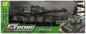 Toy RC Tank Mega Creative CZOLG R/C FF LAD POCISK WOD 36X14X14 with Remote Control (MPN 955-220)