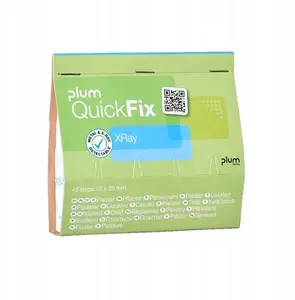 plum QuickFix Xray detectable wound plasters refill, 45 pieces, model BH-5524