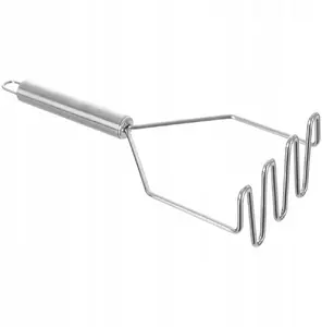 Potato Masher HENDI ORION Stainless Steel 24 cm — hand mashing tool