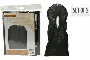 Apģērbu pārvalku komplekts (2) Home&Styling Collection — gari PEVA ūdensnecaurlaidīgi
