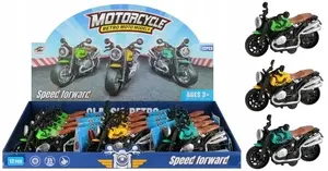 Toy Motorcycle Mega Creative MOTOCYKL P/B 13CM — 13 cm plastic push-and-go model