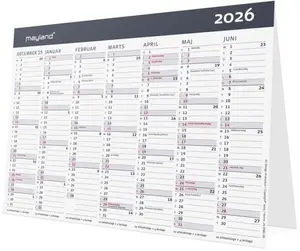 Desk Calendar Mayland-Burde Moderne A5 2026 — A5 desk planner for 2026