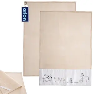 Kitchen Cotton Dish Cloths ORION set of 2 – 70 x 50 cm, high absorbency