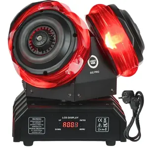 Light4Me SID PRO moving multi-effect stage light 5-in-1 LED DMX beam ring laser R/G/B 12x10W RGBW