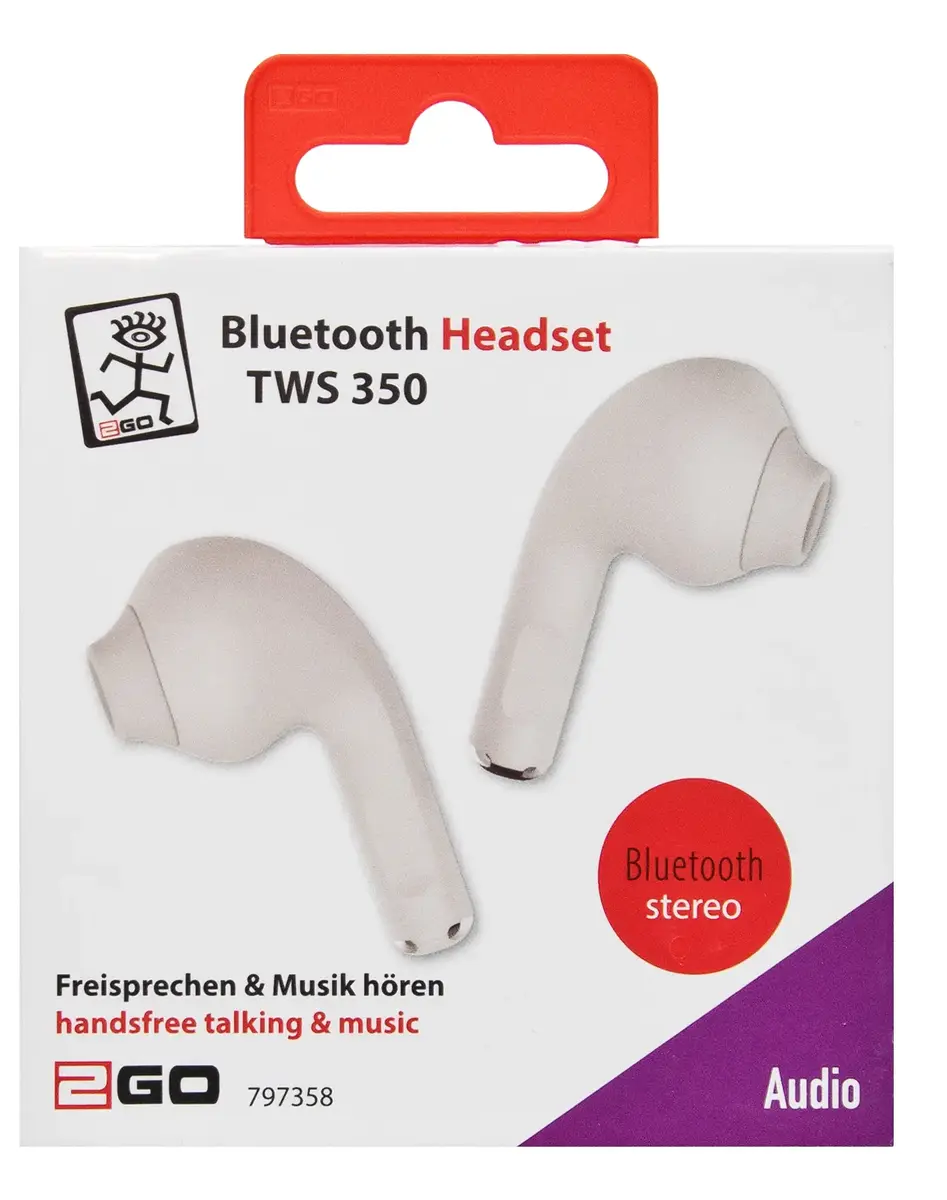 Headphones Luzerne 2GO 797358 TWS Bluetooth Photo 3