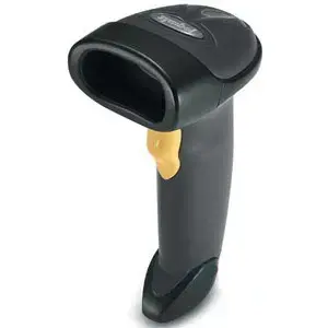 Handheld 1D Laser Barcode Scanner Zebra LS2208 — 7 ft Range, Black, USB/RS-232/RS-485/Keyboard Wedge