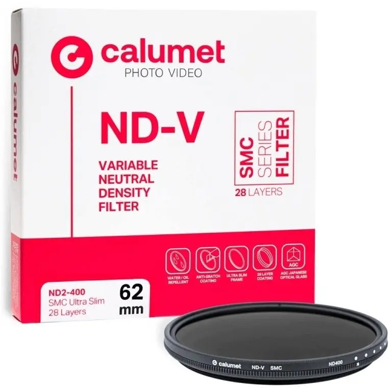 Calumet maināmais ND filtrs ND2–ND400 SMC