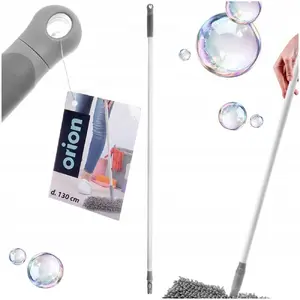 Mop handle ORION CLEAN SYSTEM steel, anti-slip, 130 cm