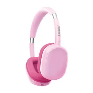 Kids Bluetooth Headphones Streetz BT10-PNK with Microphone — Pink