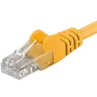 Patch cable UTP RJ45–RJ45 CAT6 7 m, PREMIUMCORD, unshielded (UTP), yellow