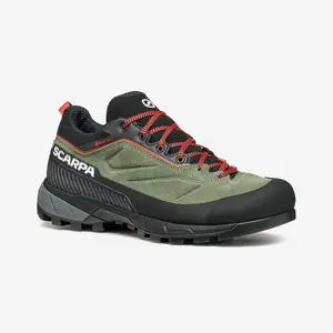 Треккинговые ботинки Scarpa RAPID XT GTX WOMAN размер 37.5 Birch Green–Coral, водонепроницаемые Gore‑Tex, вес 340 г