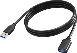 USB 3.2 Gen 1 A-to-A Extension Cable VISION TC 2MUSB3.0EXT/BL 2 m, USB A, 5 Gbit/s, Black