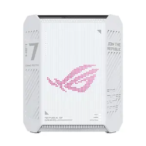 Tabletop wireless router ASUS GS-BE7200 Dual-band Wi‑Fi 7 (802.11be) 7200 Mbps, 2.5 Gigabit Ethernet, 4x RJ‑45 LAN, 6 antennas, White/Black