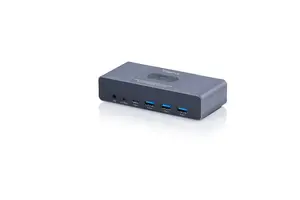 KVM Switch DIGITUS DS-12856 USB-C/USB-A 2‑port Dual HDMI 4K60Hz (USB 3.2 Gen 1)