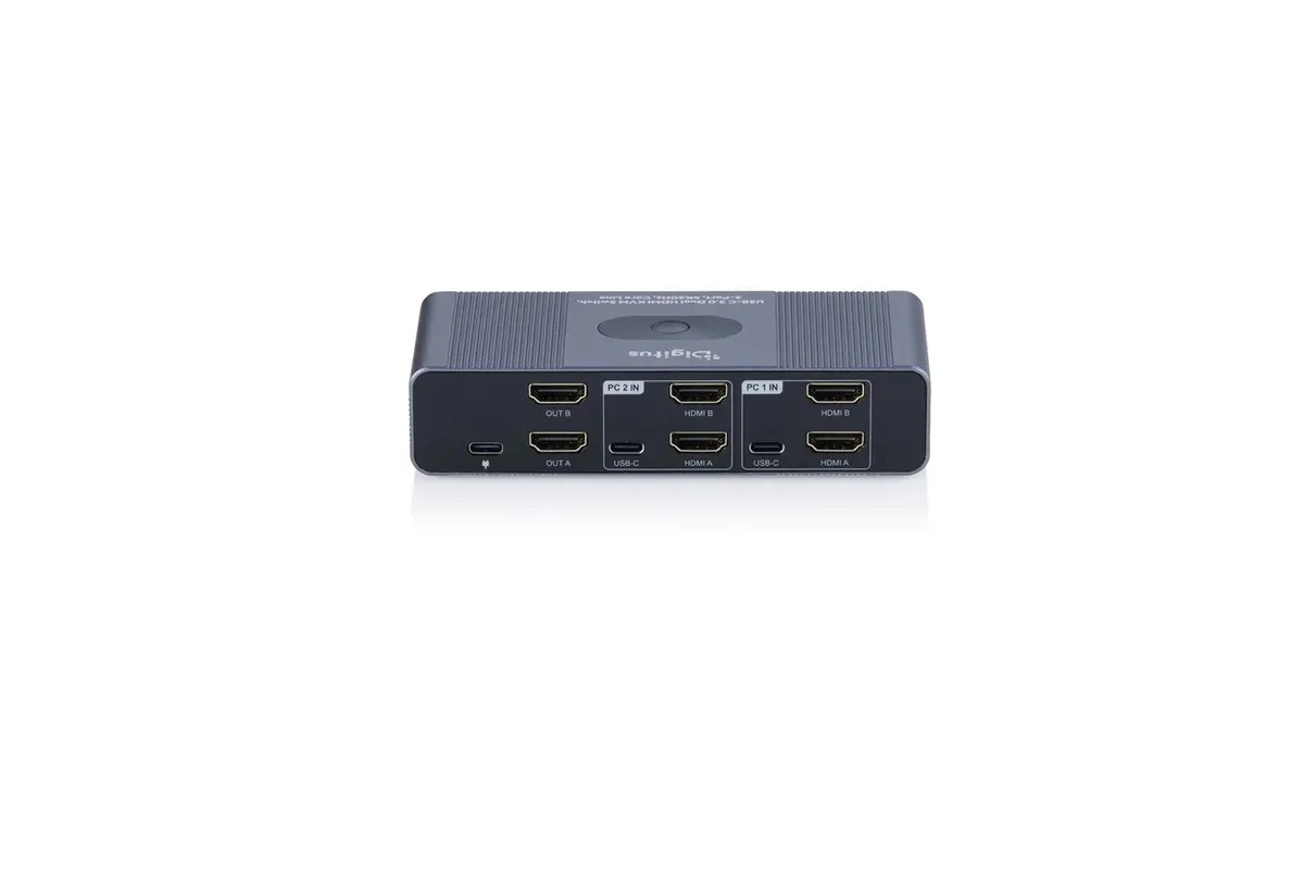 DIGITUS DS-12856 USB-C Dual HDMI KVM-переключатель 4K60Hz Photo 5