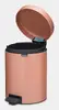 BRABANTIA NewIcon 5 L round steel trash bin Photo 2