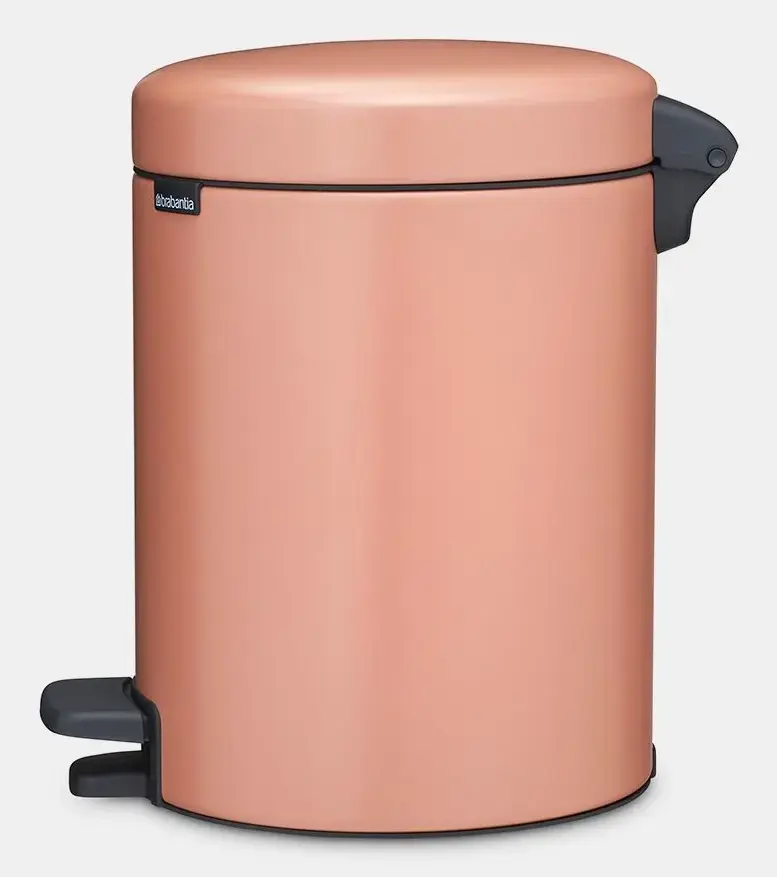 BRABANTIA NewIcon 5 L round steel trash bin Photo 3