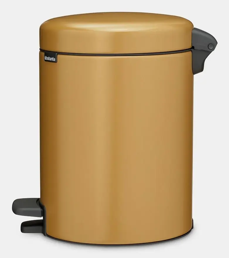 BRABANTIA NewIcon 5 L round steel trash bin Photo 2