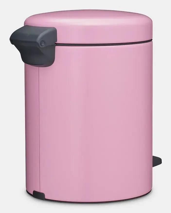 BRABANTIA NewIcon 5 L round steel trash bin Photo 4