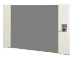 Glass front door for 19" 7U wall-mounted enclosure, DIGITUS DN-19 DOOR-07-U, glass and metal, grey