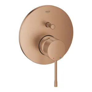 Встраиваемый смеситель для ванны GROHE Essence однорычажный, финиш Brushed Warm Sunset, 1 шт.