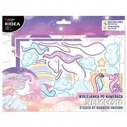 Craft Kit Derform ZEST KREAT WYKLEJ PO NUMERACH (Unicorn) – mosaic/adhesive by number creative set