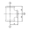 ODLEWNIA тройник оцинкованный 1/2"x3/8"x1/2" модель 25 Photo 2
