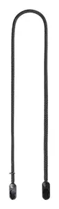 Fotokameras siksna Peak Design Form Rope — melna, auklas materiāls, maksimālais garums 134 cm