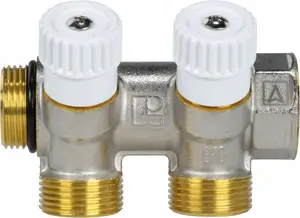 Afriso ADM 102 expansion module for potable water manifold, 2 draw-off points, G3/4A