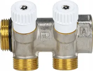 Afriso ADM 112 expansion module for potable water manifold, 2 draw-off points, G1A