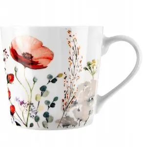 Porcelain Mug Quantec Kubek Kwiaty MAKI 430 ml - Quantec, 430 ml