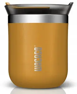 Termokrūze Wacaco Octaroma Classico Amber Yellow 180 ml – izolēta krūze