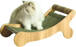 Cat Scratching Lounger Extralink ZOLUX BOREAL green — cat scratching post and lounger