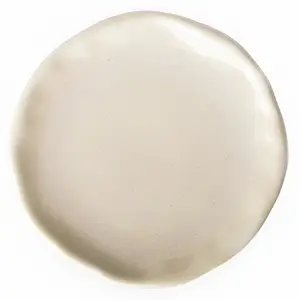 Šķīvis plakans Verlo V-90303-6 21 cm auzu krāsas Handmade Kiss keramiskais