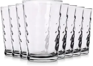 Glass Tumblers set 8 pcs Excellent Houseware 200 ml for cold drinks model 139425