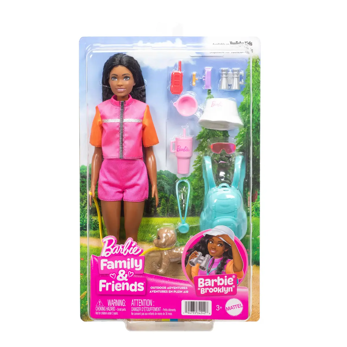 MATTEL Barbie “Brooklyn” Outdoor Adventures fashion doll Photo 6